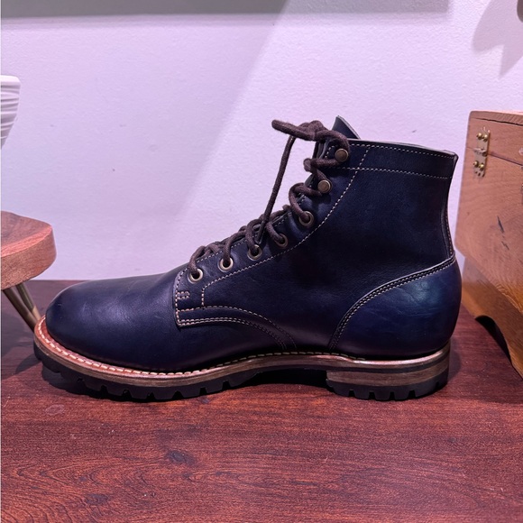 Truman Plain Toe 79 Last in Navy Horserump - Picture 10 of 15